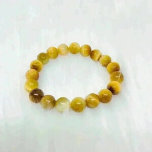 Yellow Tiger Eye Stone Bracelet